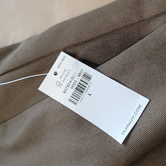 Old Navy Size L Brown "Extra High Rise" Trouser Shorts, NEW with Tag - Picture 8 of 12